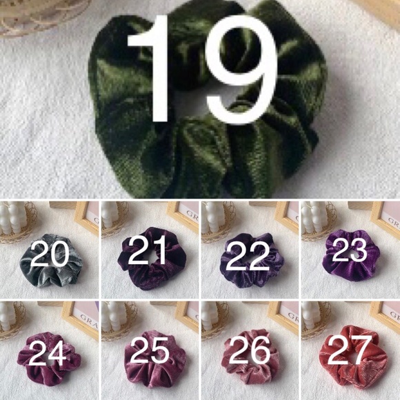 VELVET 40 Scrunchies Colorful Fun Retro 90s - Picture 10 of 13